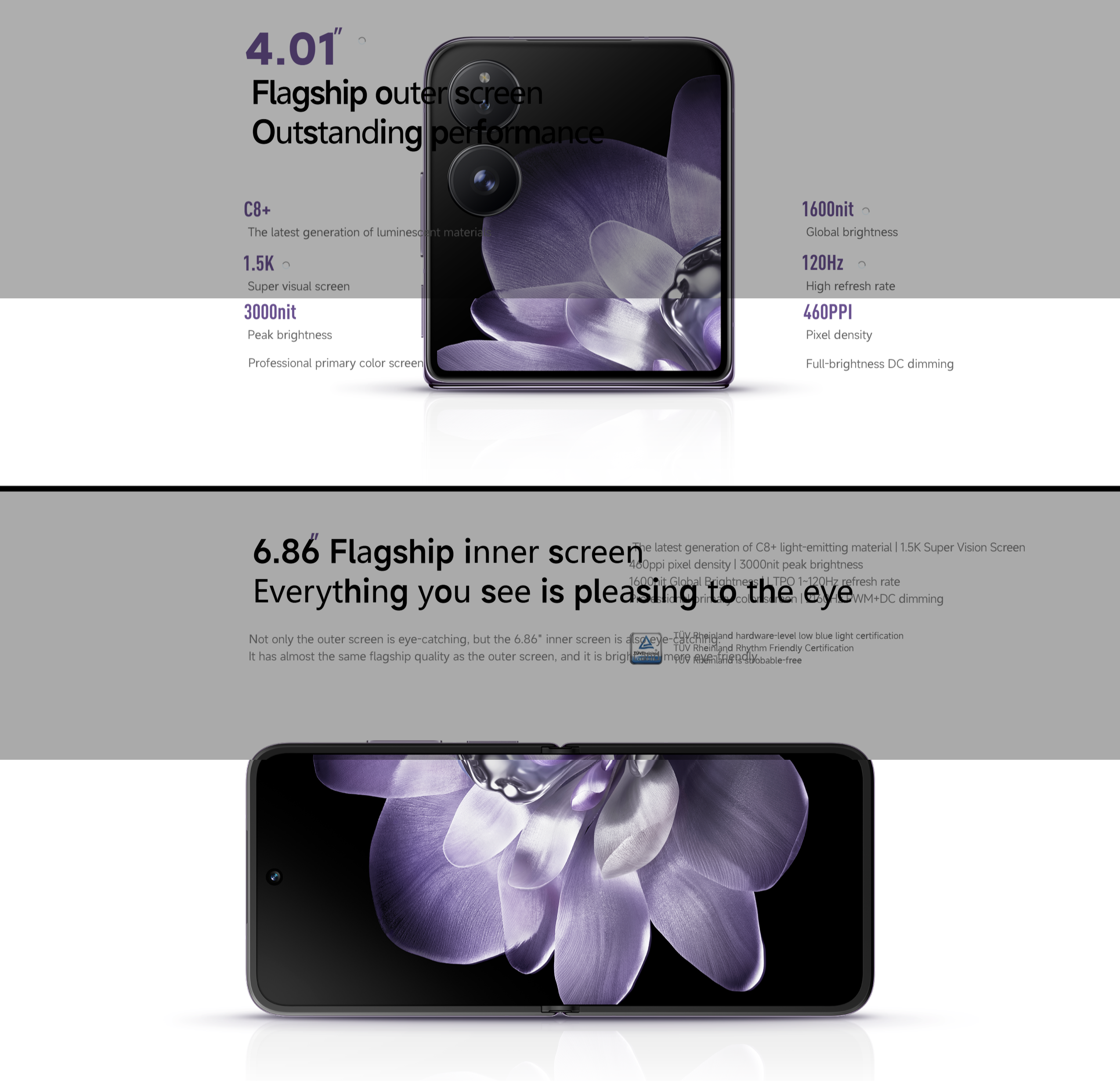 Xiaomi MIX Flip 6 Rucas Xiaomi Mix Flip Foldable Smartphone