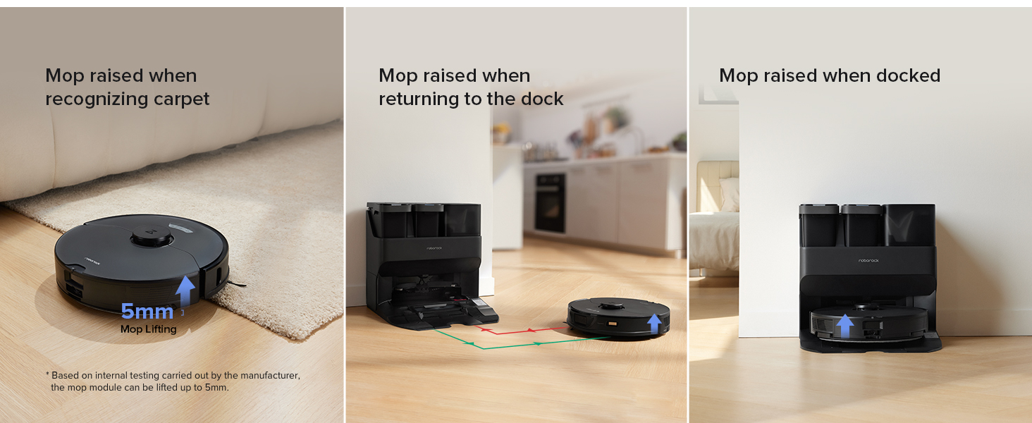 robot vacuum and mop combo