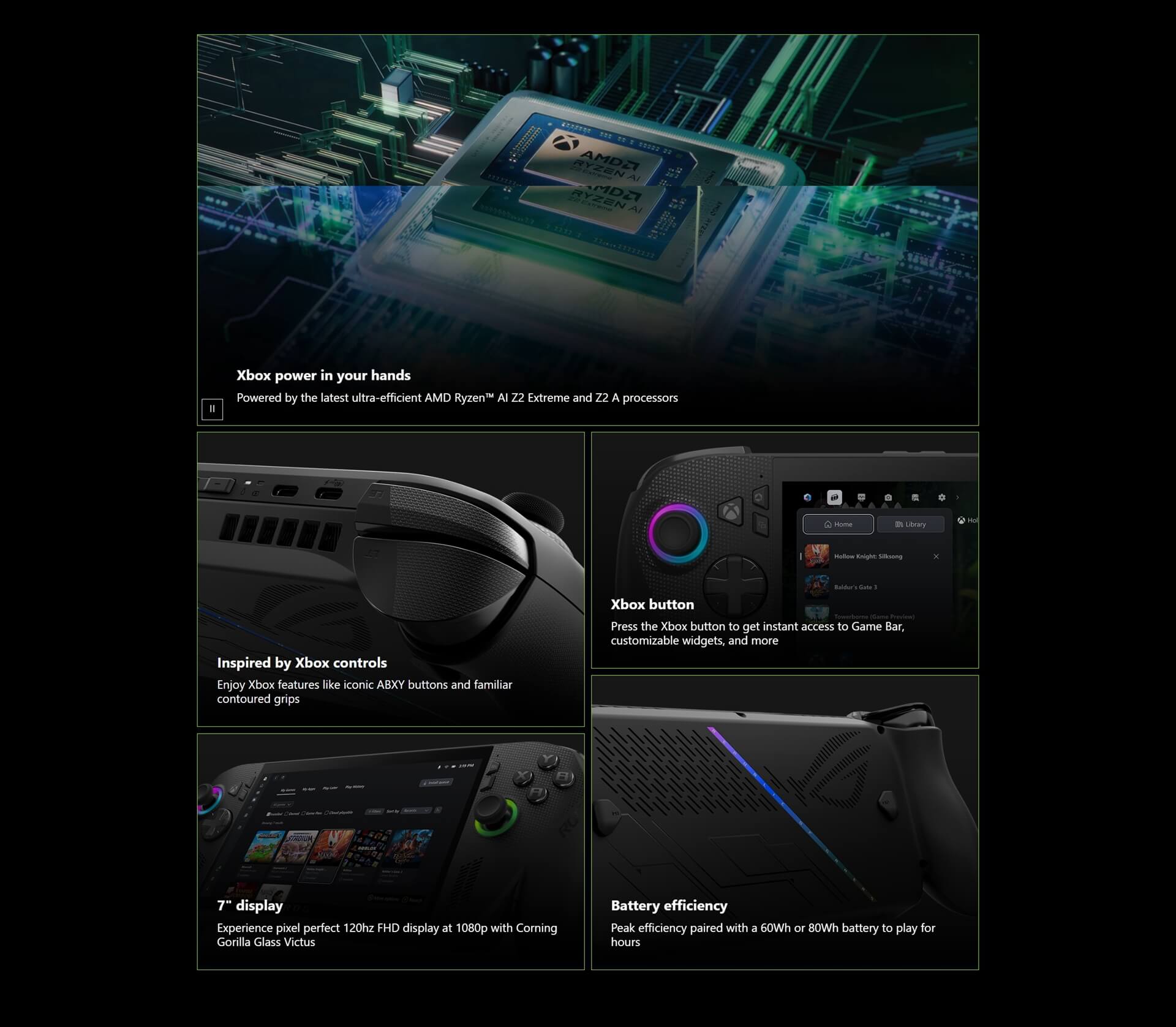 ROG XBOX ALLY X Gaming Handheld